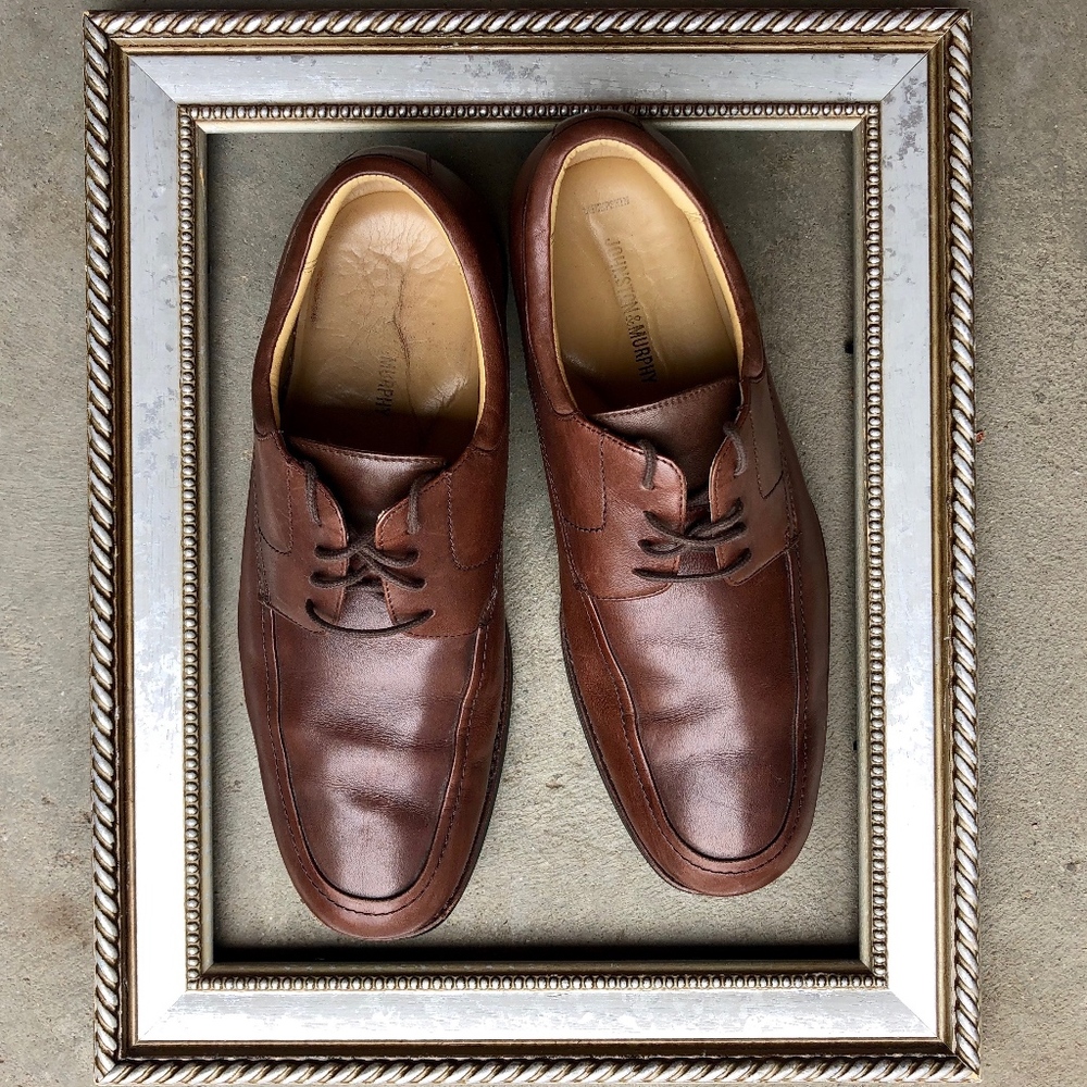 Johnston & Murphy Mock's Toe Lace Up Oxford Shoes